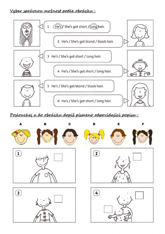 Child drawing their hairstyle on the All About My Hair worksheet with a mirror design