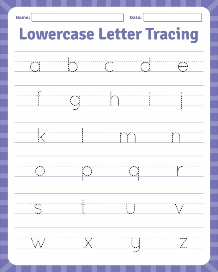 Handwriting skills development with tracing practice for letters e and s in Pre-K Pre-K child practicing tracing lowercase letters e and s on handwriting worksheet