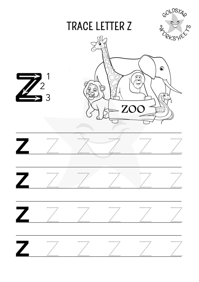 Pre-K geometry tracing activity focusing on letters x, y, and z for young learners Tracing worksheet for lowercase letters x, y, and z designed for Pre-K handwriting practice