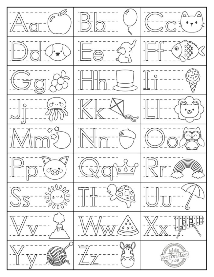 Alphabet Practice C worksheet for young learners focusing on writing and shapes, image 25 Pre-K geometry worksheet for practicing the letter C with tracing and drawing activities