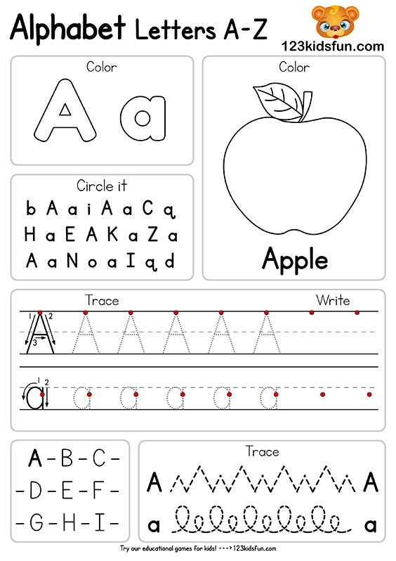 Alphabet Practice Z worksheet for young learners to explore the letter Z in fun exercises Pre-K worksheet for practicing the letter Z with tracing, writing, and drawing activities