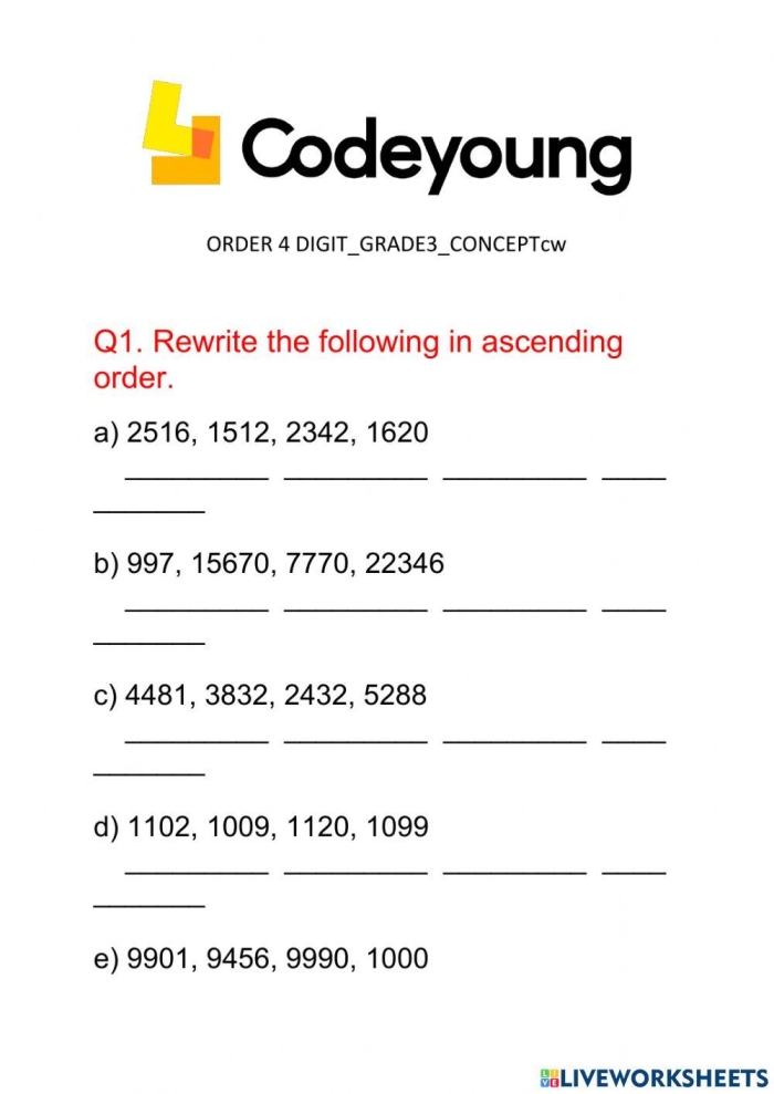 Order 'Em Up! worksheet for early learners assessing number order skills, image 8 Pre-K students practicing number sequencing with the Order 'Em Up! worksheet focusing on numbers 1 to 10