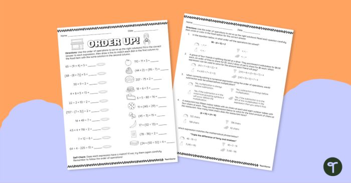 Order 'Em Up! worksheet for numbers 1 to 10 assessment, image 7 Pre-K student practicing number sequencing with the Order 'Em Up! worksheet