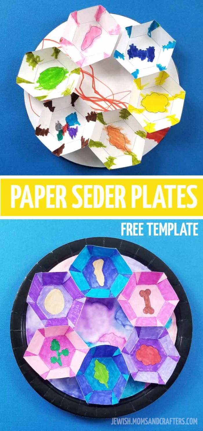 Pre-K child engaging with a Passover Seder worksheet focused on phonics and traditions