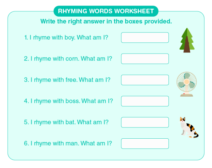 Early literacy exercise with rhyming words for young learners in German, worksheet nine Pre-K children matching rhyming word pairs in a German phonics worksheet