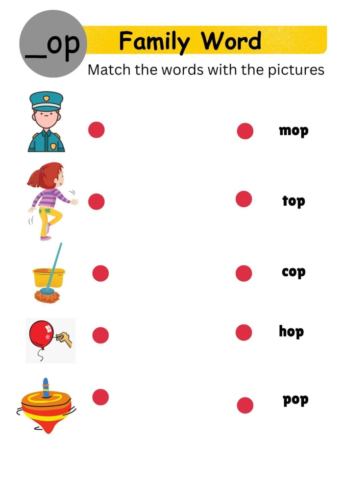 German Rhyming Word Pairs worksheet for early literacy skills practice with young learners, image 18 Pre-K children completing a Rhyming Word Pairs worksheet focused on phonics and word patterns in German