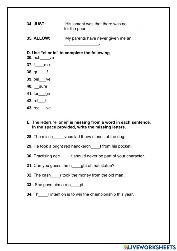 Pre-K student completing a Starting Spelling Assessment worksheet to practice spelling and phonics