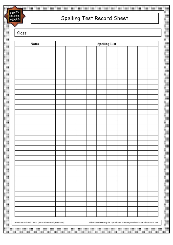 Starting Spelling Assessment worksheet for Pre-K students to practice phonics and spelling skills