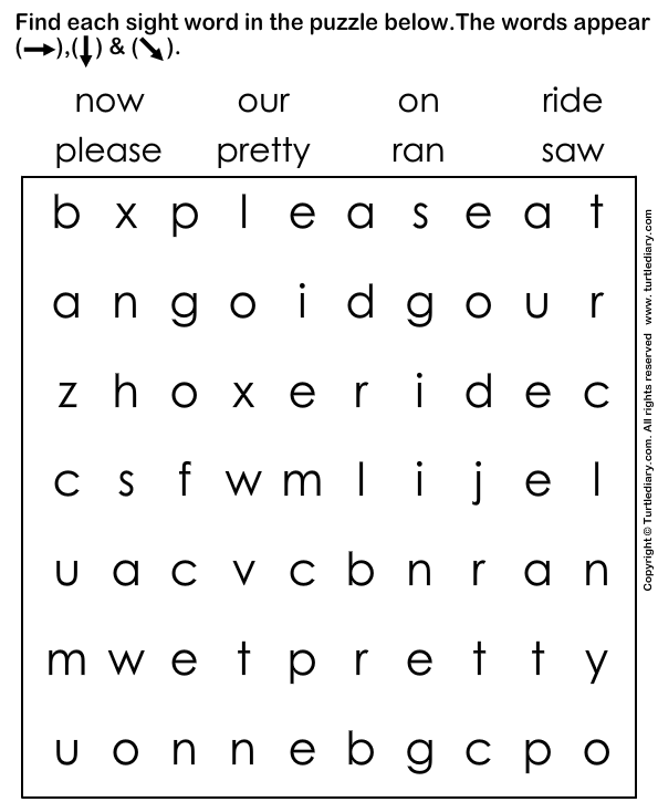 Engage early readers with this fun Sight Word Find activity for grade Pre-K students Pre-K student completing a Sight Word Find worksheet to practice reading skills