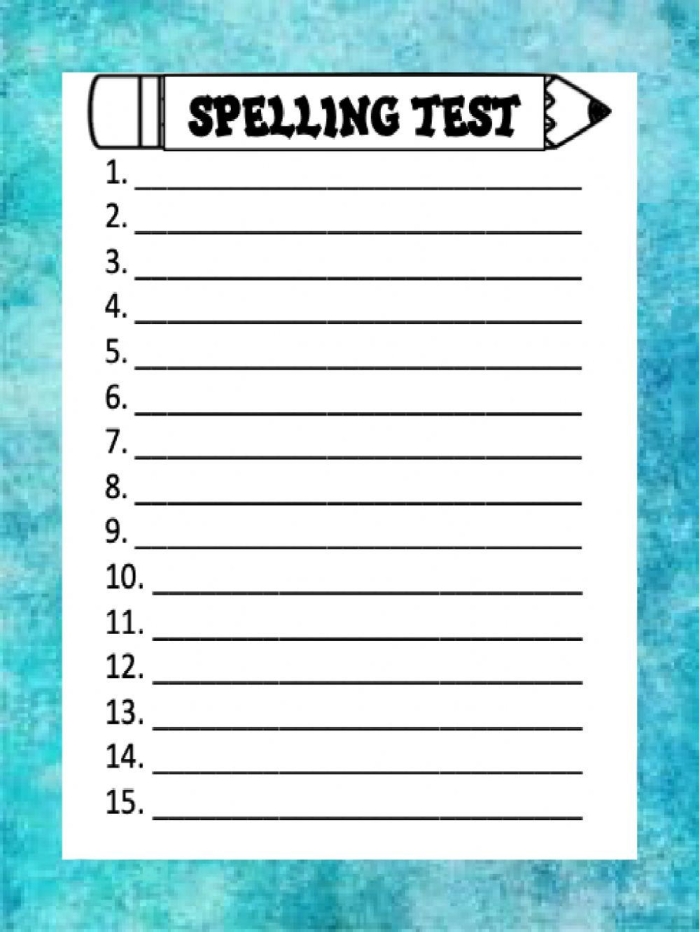 Pre-K students practicing early spelling skills on a Starting Spelling Assessment worksheet