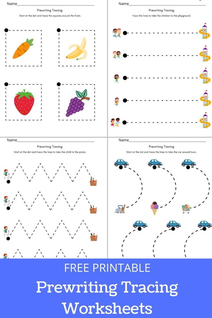 Vertical Lines tracing practice for preschoolers developing handwriting skills on worksheet 8 Pre-K worksheet focused on tracing vertical lines to build fine motor skills for early letter formation