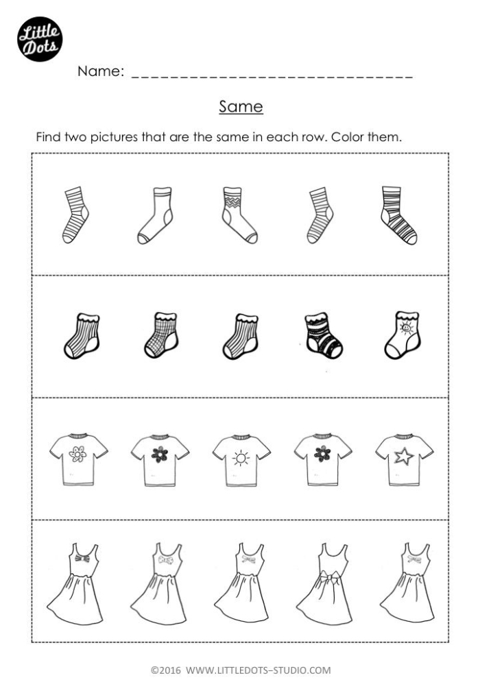 Bug size matching activity for Pre-K learners number seventeen Preschool worksheet showing bugs to compare and find the same size