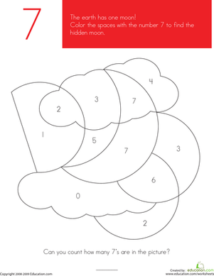 Color by number 6 activity for early learners to discover hidden star patterns Preschool math worksheet where children color spaces with the number 6 to reveal stars