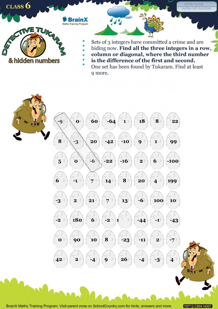 Coloring and counting worksheet for pre-K children focusing on the number six and star shapes Preschool worksheet featuring a color-by-number activity with number 6 to uncover hidden stars