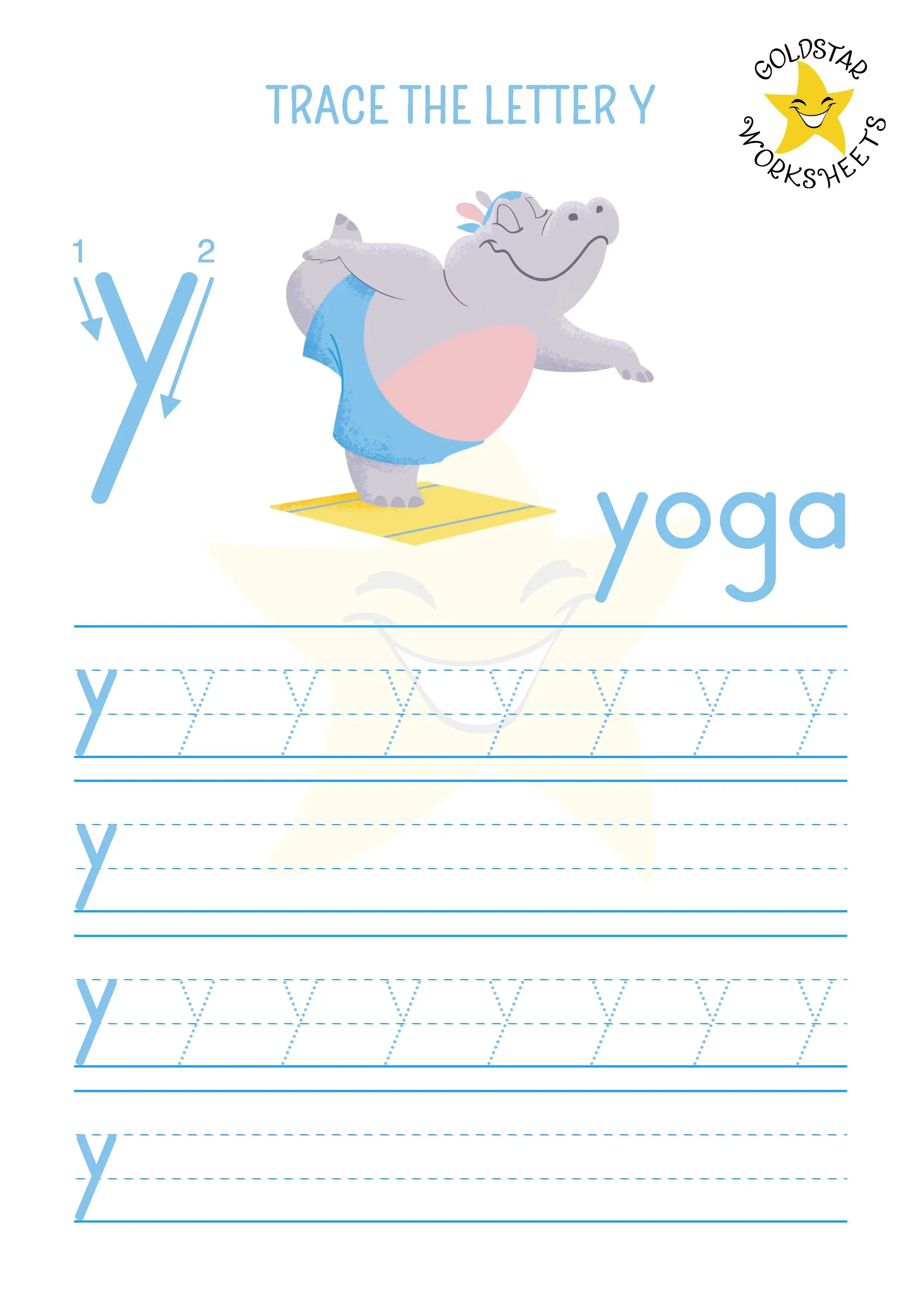 Pre-K geometry tracing worksheet focusing on letters x, y, and z, image 25 Tracing lowercase letters x, y, and z worksheet for preschool handwriting practice