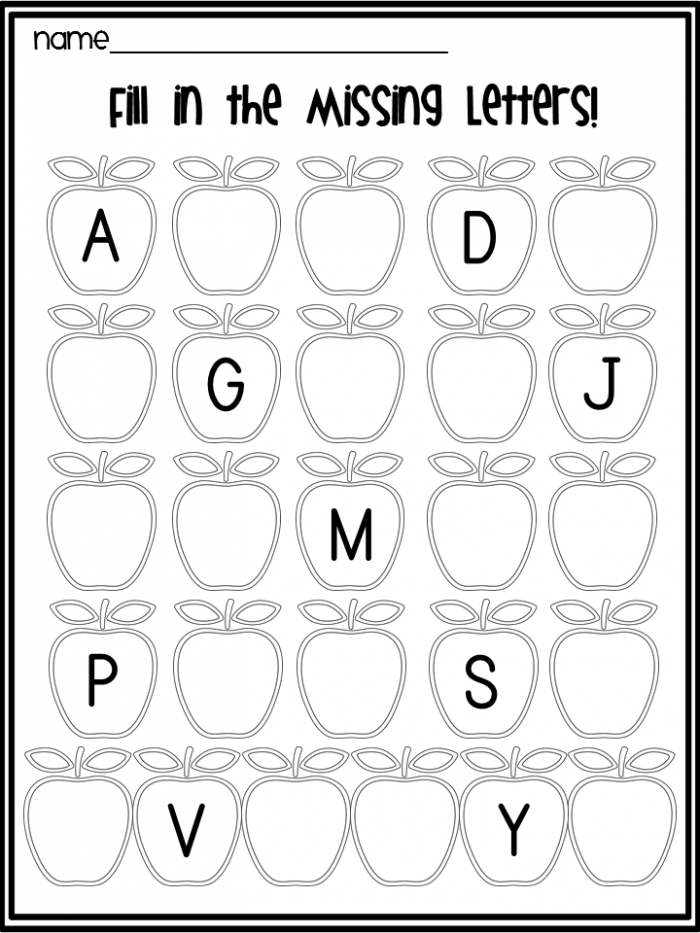 ABC fill-in-the-letters activity for preschoolers focusing on early writing and phonics development Preschool handwriting worksheet for filling in missing letters A, B, and C to practice onset rime skills