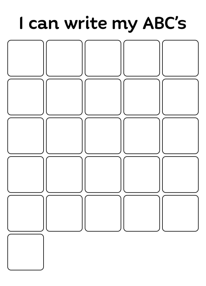 Letter tracing practice for young learners focusing on ABCs and phonics skills Preschool handwriting worksheet with missing A, B, and C letters to complete