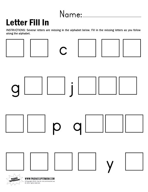 Handwriting practice sheet for young learners focusing on letters A, B, and C completion Preschool handwriting worksheet with missing letters A, B, and C for practicing onset rime