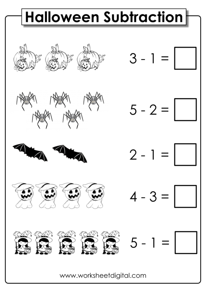 Preschool Math: Take Away the Bugs worksheet for fun subtraction practice Colorful worksheet featuring preschoolers learning subtraction with bugs