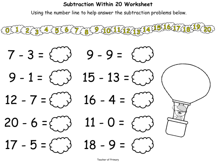 Preschool Math Take Away the Bugs worksheet for early learning Colorful worksheet for preschoolers featuring subtraction with bugs