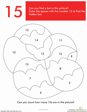 Hidden stars revealed by coloring number 6 in this fun preschool worksheet Preschool math coloring worksheet featuring number 6 with hidden stars to color