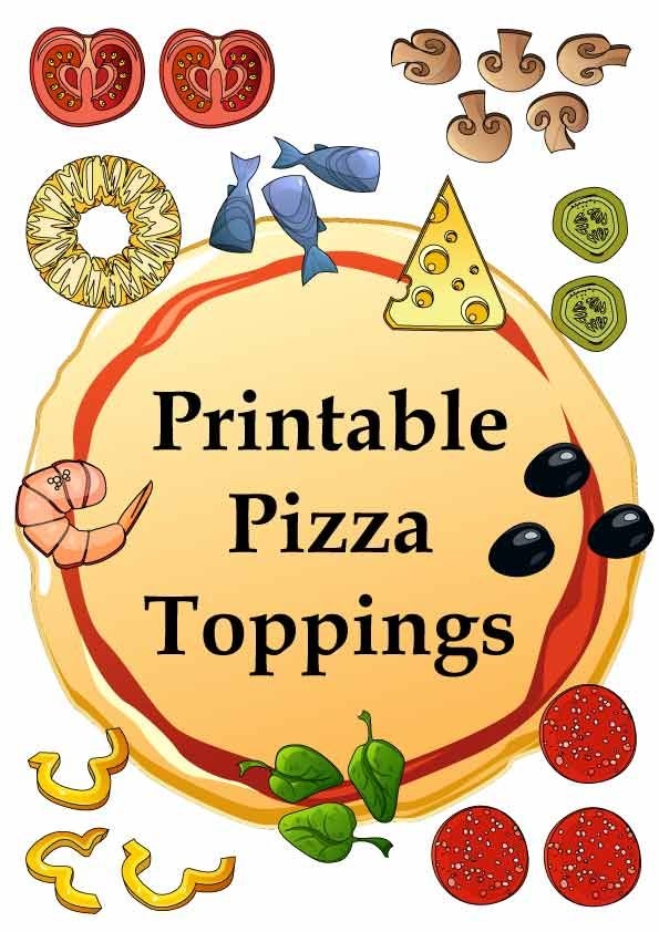 Preschool addition worksheet featuring pizza toppings to count and add up to 10