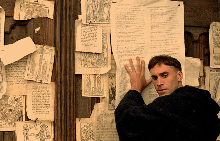 Sixth grade geometry worksheet featuring Martin Luther’s 95 Theses and the Protestant Reformation
