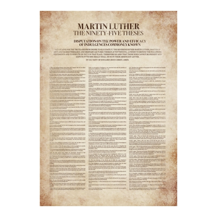 Sixth grade geometry worksheet featuring Martin Luther’s 95 Theses and the Protestant Reformation