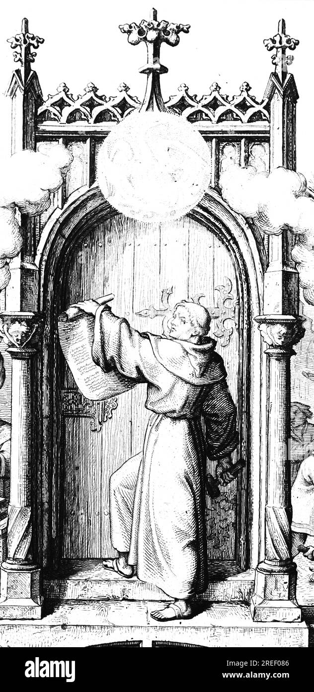 Sixth grade worksheet on Martin Luther’s 95 Theses exploring the Protestant Reformation