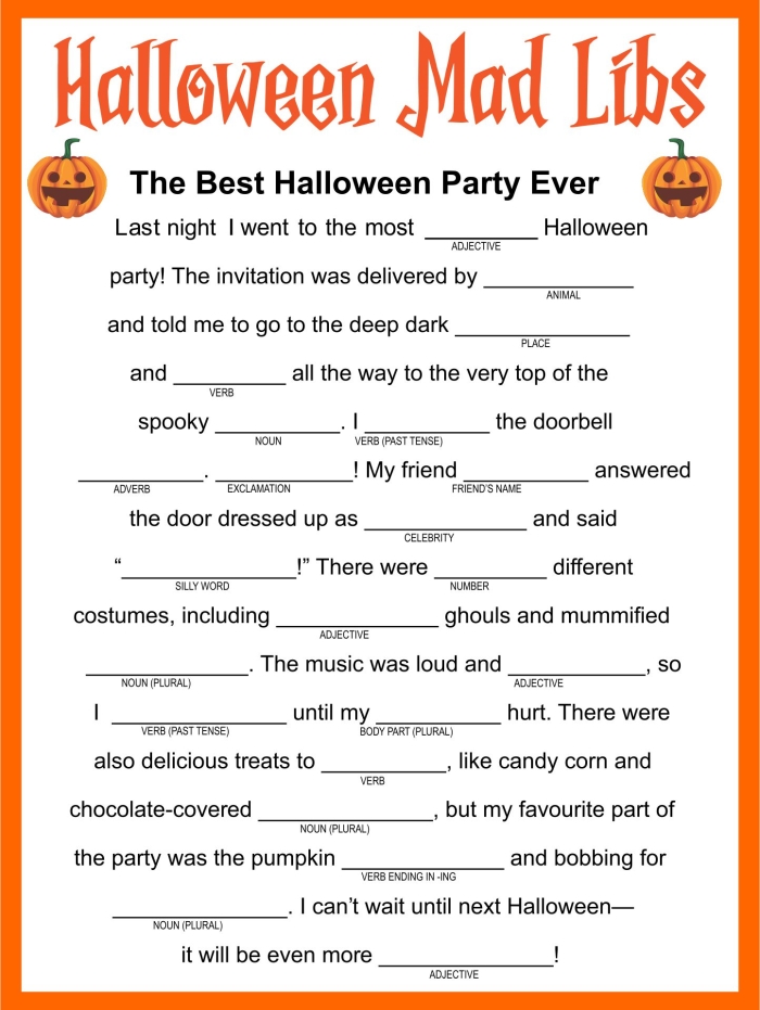 Rabbit Mad Libs worksheet for second graders focusing on multiplication and language skills