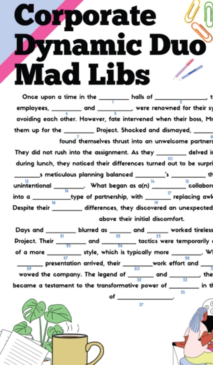 Rabbit Mad Libs worksheet for second graders to enhance their multiplication skills with fun stories