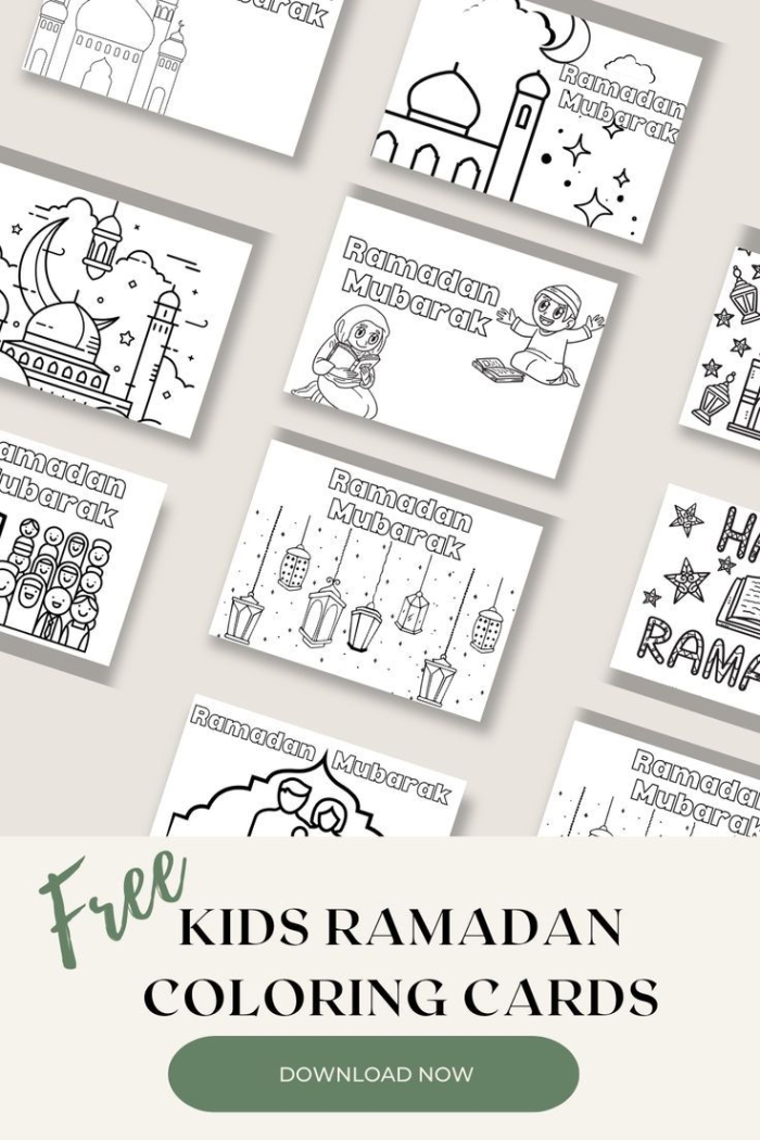 Fifth grade worksheet explaining the significance of Ramadan with charts and data