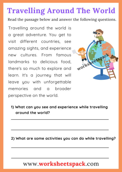 Worksheet featuring reading comprehension questions about "The Bamboo Cutter and the Moon Child" for eighth graders