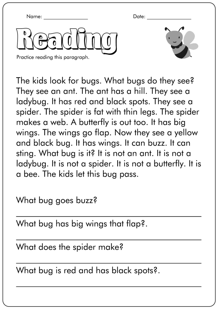 Worksheet featuring reading comprehension questions about "The Bamboo Cutter and the Moon Child" for eighth graders