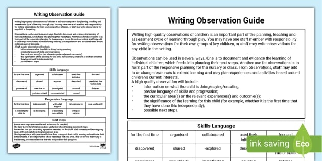 Handwriting worksheet for Pre-K Recording Observations: What Do You See? worksheet for Pre-K