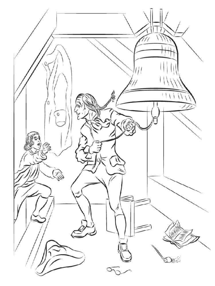 Revolutionary War alphabet coloring worksheet for young learners image 4 Second grader coloring a Revolutionary War themed worksheet with alphabet letters