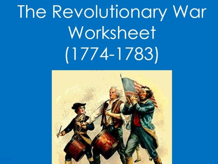 Sixth grade worksheet on American Revolutionary War battles with graphic organizer