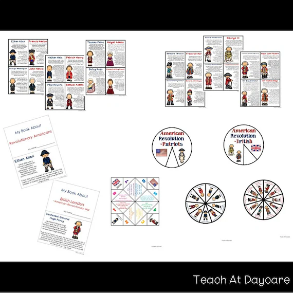 Sixth grade worksheet for American Revolutionary War battles featuring a graphic organizer