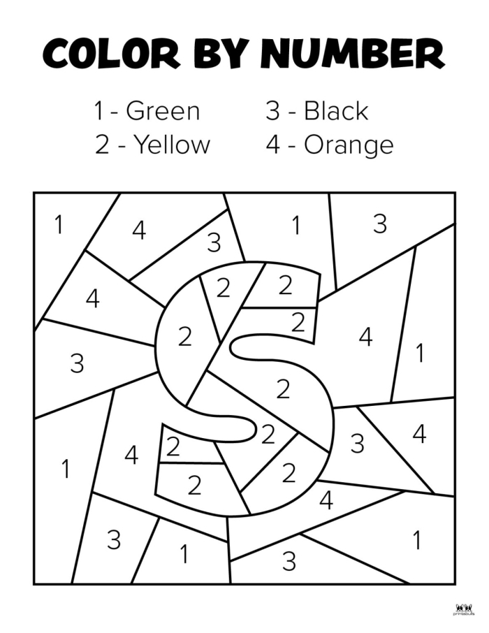 Engaging S Is For... worksheet to enhance early literacy skills in Pre-K children. Colorful worksheet featuring the letter S for preschoolers to practice sounds and coloring.