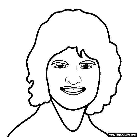 Color and learn about Sally Ride's incredible journey in this fun worksheet illustration Sally Ride coloring page worksheet for Pre-K students to explore her legacy in aeronautics