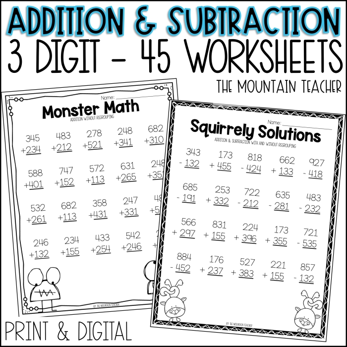 Strategy Cards for Three-Digit Addition Practice Activity Image 20 Second grade students using strategy cards to practice three-digit addition and compare different problem-solving approaches