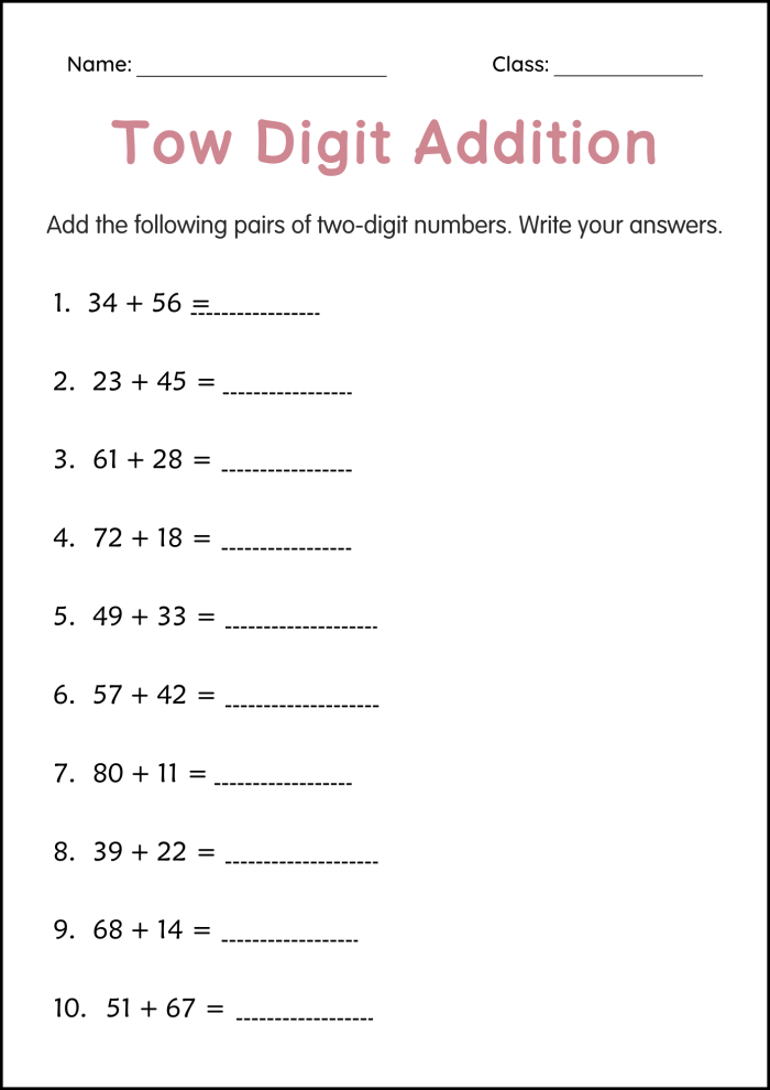 Colorful worksheet for second graders featuring double-digit addition at an art gallery theme