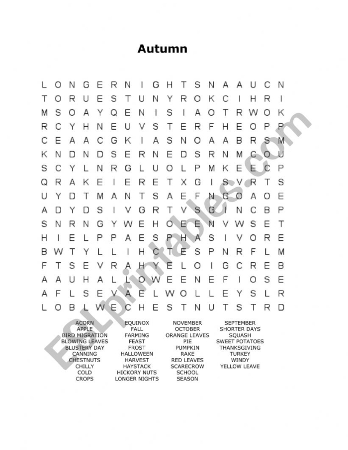 Autumn spelling practice for second graders with a focus on choosing correct words in worksheet 14 Second Grade Autumn Spelling worksheet featuring a fun activity with fall-themed words