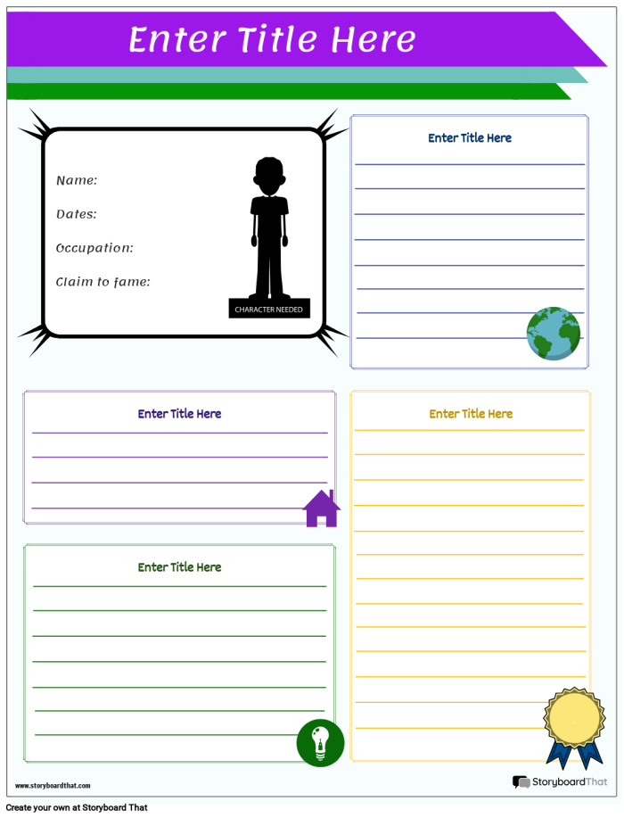 Biography timeline activity for young writers in second grade number 21 Second Grade student filling out a biography timeline worksheet about a family member