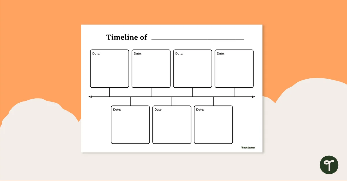 Biography timeline worksheet for young writers creating personal history projects Second grade student completing a biography timeline worksheet about a family member
