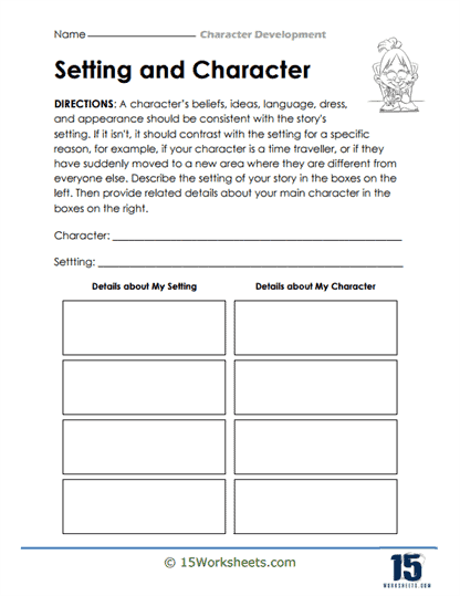 Second Grade worksheet for sequencing character feelings with transition words