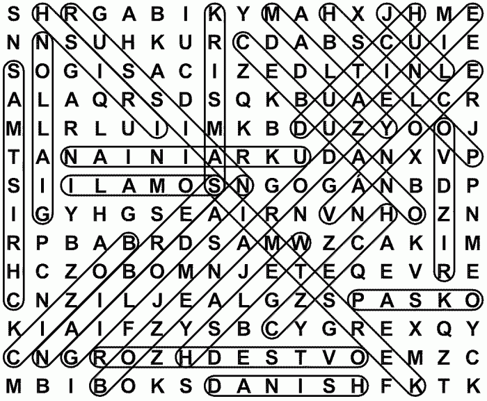 Christmas Around the World Word Search worksheet for young learners, image 12 Second Grade children solving a Christmas Around the World Word Search puzzle