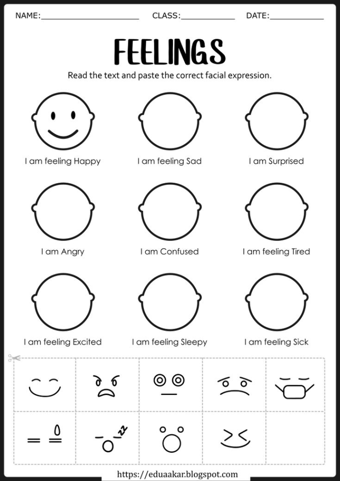 Working with Difficult Emotions worksheet for handwriting practice Worksheet designed for second graders to explore and manage difficult emotions