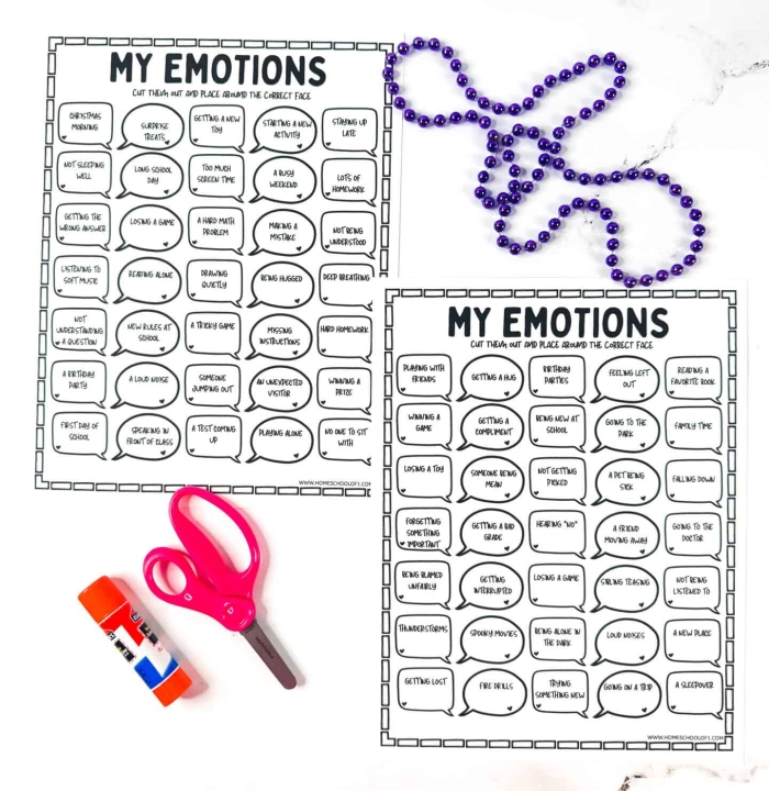 Working with Difficult Emotions worksheet for handwriting practice Worksheet designed for second graders to navigate challenging emotions
