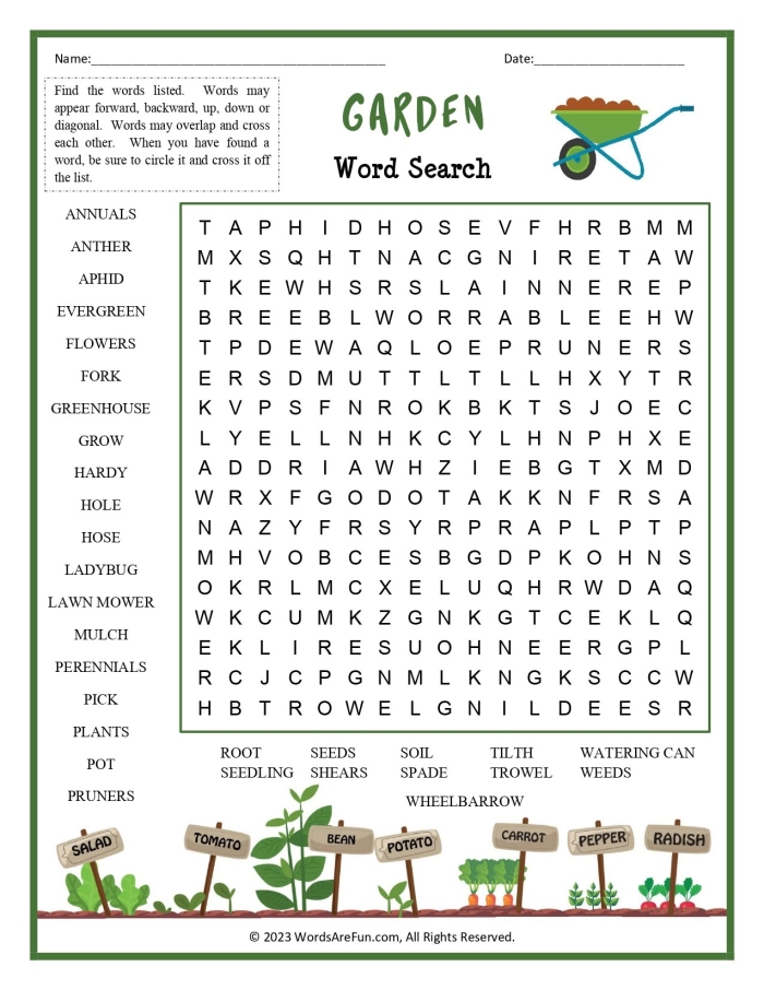 Engaging Word Search How Does Your Garden Grow activity for second graders practicing multiplication skills Second Grade multiplication word search worksheet featuring garden-themed words and a fun spelling game